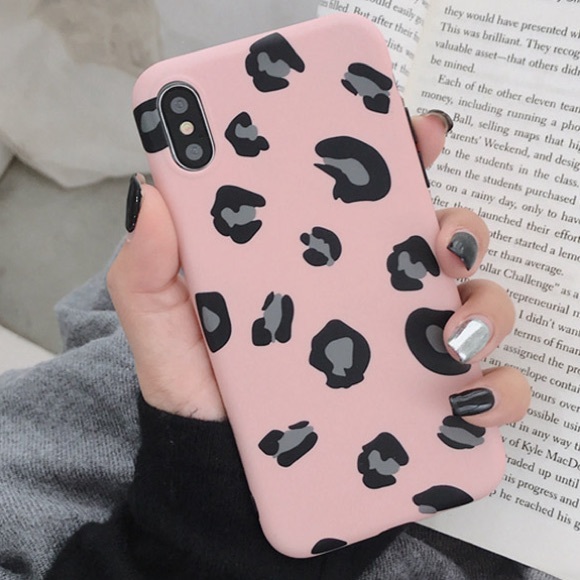 Accessories - iPhone Case X XS XR Max 11 Pro Pink Leopard
